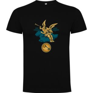 Cloud-Sitting Angel: Leyendecker Style Tshirt