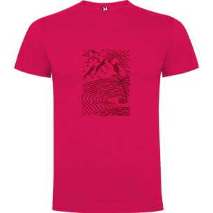 Coastal Woodcut Dreams Tshirt