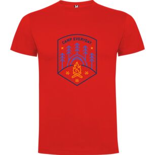 Colorful Campfire Adventure Tshirt