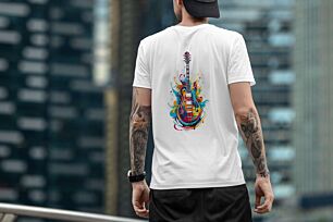 Colorful Electric Guitar Tshirt