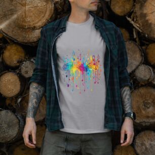 Colorful Musical Splash Tshirt