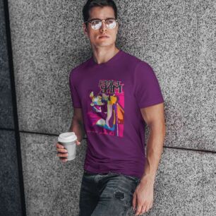 Colorful Portrait of Singer Tshirt