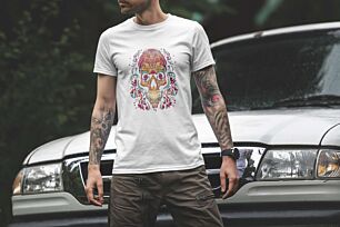 Colorful Skull Artwork Tshirt