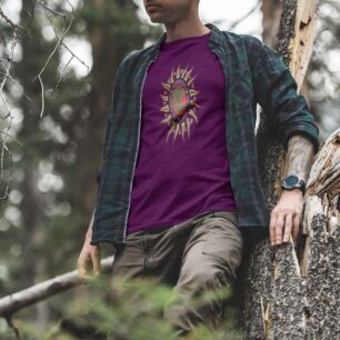 Colorful Sunburst Design Tshirt