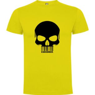 Consumed Skull Barcode Tshirt