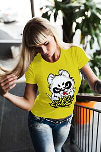 Cool Panda with Rock Hands Tshirt