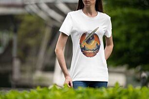 Cosmic Landscape with Saturn-like Planet Tshirt