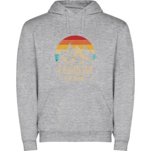 Cozy Mountain Sunset Tee Φούτερ με κουκούλα