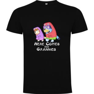 Crouching Cartoon Duo Tshirt