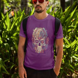 Cyber Skull Artwork Tshirt