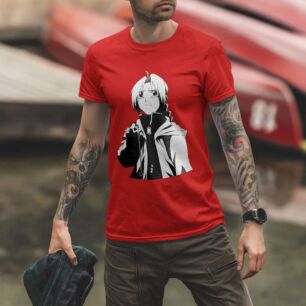 Determined Anime Character Tshirt