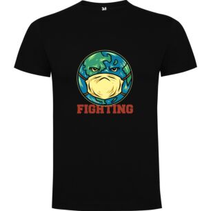 Earth's Battle Mask Tshirt