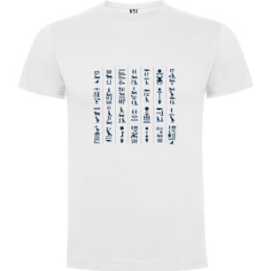 Egyptian Noir Hieroglyphs Tshirt