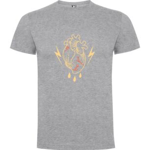 Electrified Anatomical Heart Tshirt