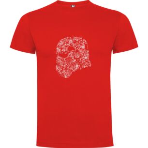 Empire's Floral Skull Portrait Tshirt