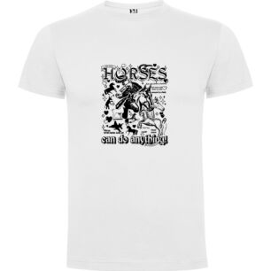 Equine Elegance in Ink Tshirt