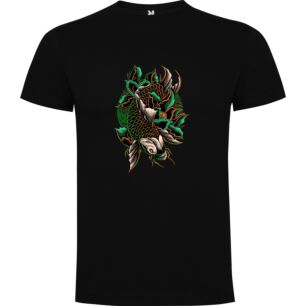 Exquisite Koi Illustration Tshirt