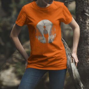 Faceless Boy in Forest Tshirt