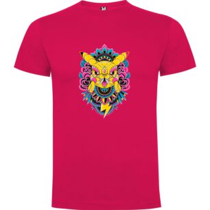 Feline Neon Psyche Tshirt