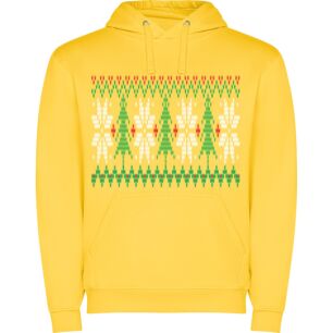 Festive Pattern Wonderland Φούτερ με κουκούλα