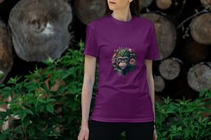 Floral Monkey Tshirt