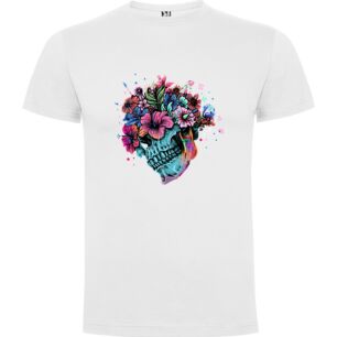 Flower Crown Skull Tshirt