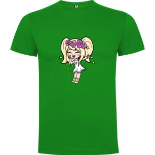 Flower Fairy Chibi Girl Tshirt