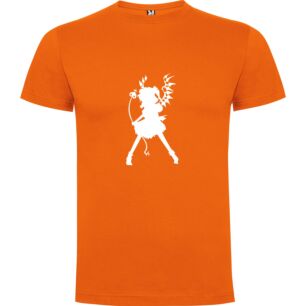 Flower Girl Silhouette Tshirt