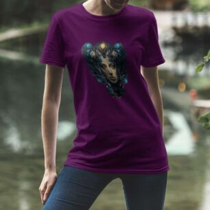 Futuristic Cyborg Woman Tshirt