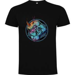 Glowing Mecha Bird Helmet Tshirt