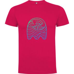 Glowing Wave Glyphs Tshirt