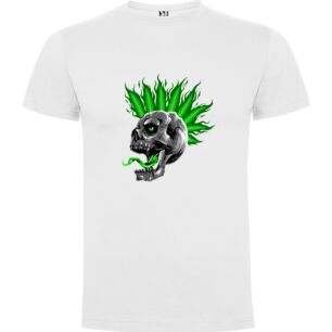 Green Skull Contemplations Tshirt