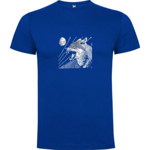 Grim Howling Wolf Tshirt