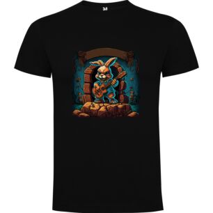 Guitar Bunny Rockstar Tshirt