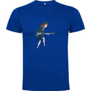 Guitarist Goddess Illustrated Tshirt