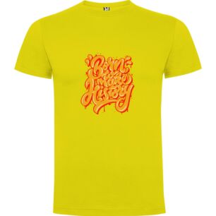 Happy Graffiti Typography Tshirt