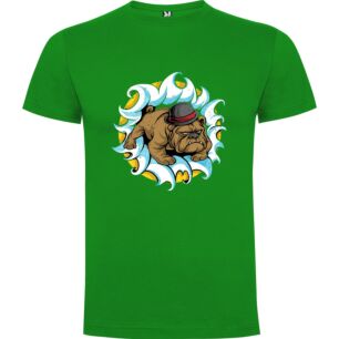 Hatted NBA Mascot Dog Tshirt