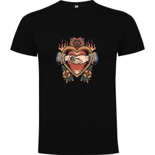 Heart Hand Hold Tattoo Tshirt