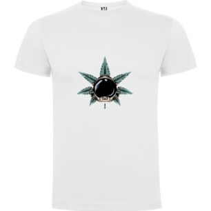 Helmeted Pot Leaf Tshirt