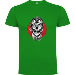 Helmeted Skull Vision Tshirt