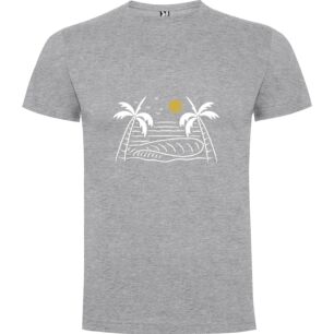 High Contrast Palm Sunset Tshirt