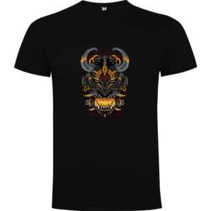 Horned Samurai Oni Mask Tshirt