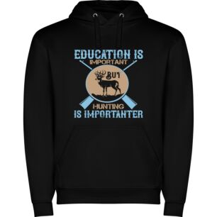 Hunt is Importanter Education Φούτερ με κουκούλα