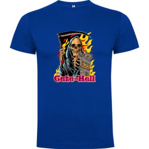 Infernal Feline Flames Tshirt