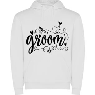 Ink Groom Artisan Typography Φούτερ με κουκούλα