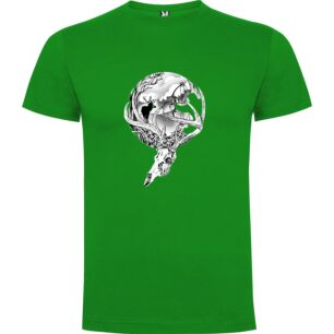 Inked Deer Skull Majesty Tshirt