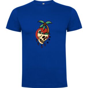 Island Skull Illustration Tshirt