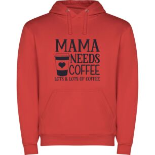 Java for Super Moms Φούτερ με κουκούλα