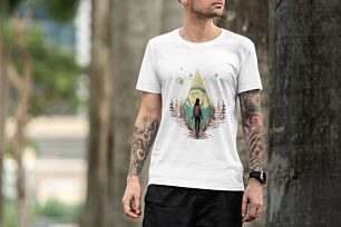 Journey Through the Cosmic Forest Tshirt