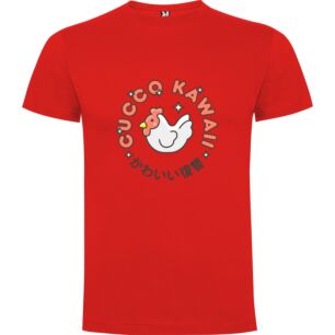 Kawaii Chicken Illustration Tshirt